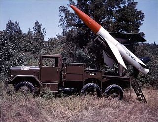 <span class="mw-page-title-main">MGM-18 Lacrosse</span> US nuclear-capable tactical missile