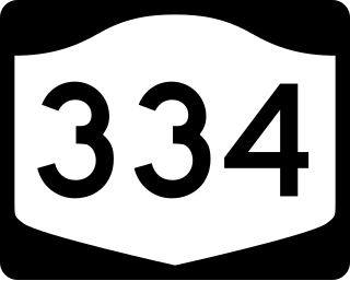 <span class="mw-page-title-main">New York State Route 334</span> Highway in New York