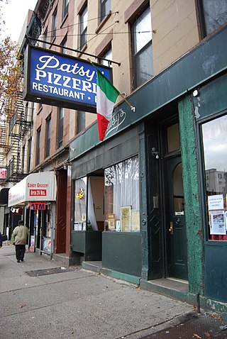 <span class="mw-page-title-main">Patsy's Pizzeria</span> Restaurant in Manhattan, United States