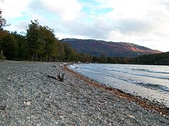 Vista del Lago Roca.