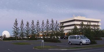 Headquarters of RÚV in Reykjavík.