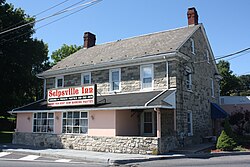 Seipsville Hotel, built in 1760 in Palmer Township, August 2013