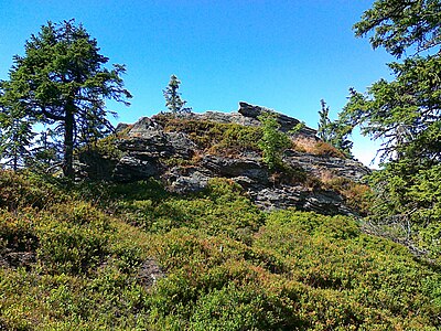 Sommet du mont Ostružná.