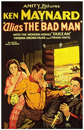 <i>Alias – the Bad Man</i> 1931 film directed by Phil Rosen