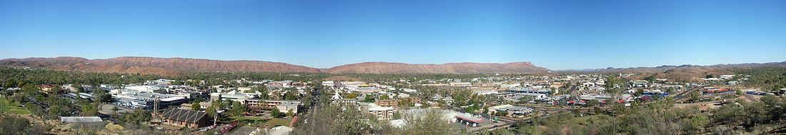 Panoramo de Alice Springs