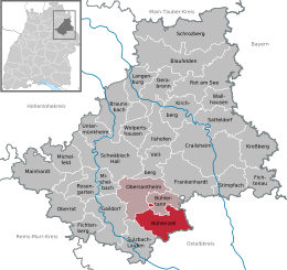 Bühlerzell - Localizazion