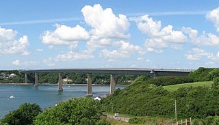 <span class="mw-page-title-main">Cleddau Bridge</span> Bridge on the River Cleddau, Wales