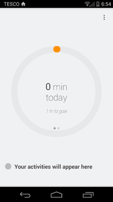 Скриншот программы Google Fit