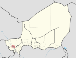 Location in Niger