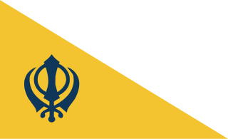 <span class="mw-page-title-main">Nishan Sahib</span> Flag representing the Sikh people