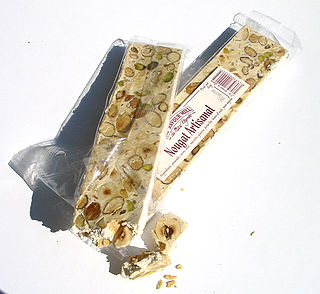 <span class="mw-page-title-main">Nougat</span> Confection