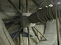 Salisbury Cathedral, tower interior, treadmill crane