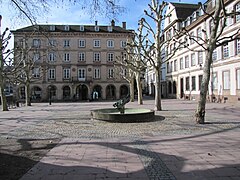 La place du marché de la Marne à Strasbourg.