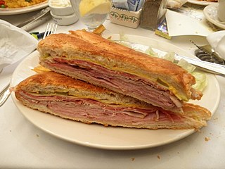 <span class="mw-page-title-main">Cuban sandwich</span> Cuban-American ham and cheese sandwich