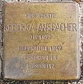 Stolperstein Rebekka Ansbacher