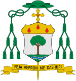 Coat of arms of the Diocese of Rrëshen