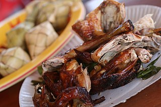 <span class="mw-page-title-main">Lechon manok</span> Chicken dish in Filipino cuisine