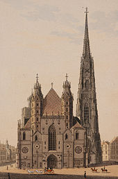 gravure : cathédrale de Vienne