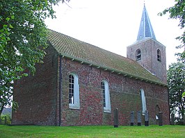 De kerk op de wierde van Eenum