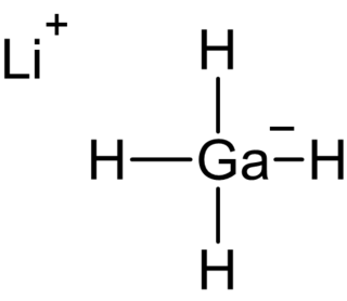 <span class="mw-page-title-main">Lithium tetrahydridogallate</span> Chemical compound