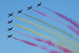 La Patrulla Águila au festival aérien de Vigo (2009).