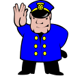 Police man Twinkle (blue).svg