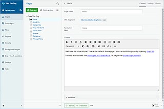 <span class="mw-page-title-main">Silverstripe CMS</span> Content management system
