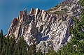 Spires on the northeast aspect of Kettle Peak. Unofficial names include "Outguard Spire", "The Turret", "Regge Pole", and "The Duck".