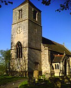 St Hybald's Church Tower, Hibaldstow.jpg