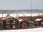 Utsikt över Siljan med Vikarbyn i fonden