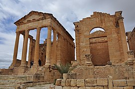 East, with Temple of Jupiter (right)