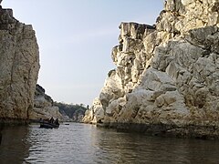 Marble Rock à Bhedaghat.