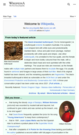 Wikipedia Vector 2022 skin (mobile view).png