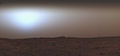 Viking 1 Lander Camera 2 Sky at sunrise (Low Resolution Colour) Sol 379 07:50