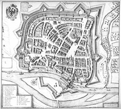 Stadtplan von M. Merian (1656)