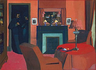 La Chambre rouge (1898), musée cantonal des beaux-arts de Lausanne.