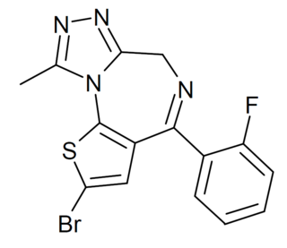 <span class="mw-page-title-main">Flubrotizolam</span> Thienotriazolodiazepine