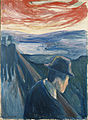 Edvard Munch: Verzweiflung, 1892, 92 x 67 cm, Thielska galleriet, Stockholm