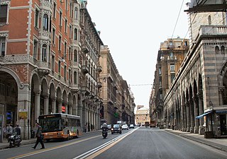 Genoa City in Liguria, Italy