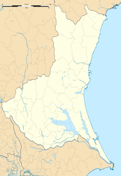 Niihari Station is located in Ibaraki Prefecture