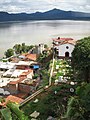 A view on Lago Patzcuaro and Janitzio cemetery