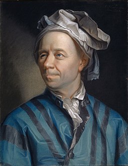 Leonhard Euler, 1753.Kunstmuseum Basel.