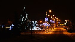 połaniec rynek zima