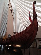 Replica Viking Ship, Hjemkomst Center, Moorhead, Minnesota - 43909586172.jpg