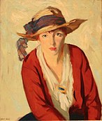 The Beach Hat, 1914, Detroit Institute of Arts