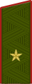 Insigne de major général (uniforme de terrain de l'Armée de terre).