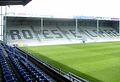 Hintertortribüne im Schiervelde Stadion