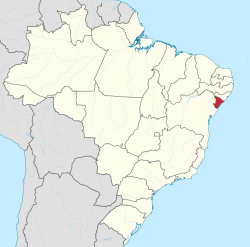 Osavaltion sijainti Brasiliassa