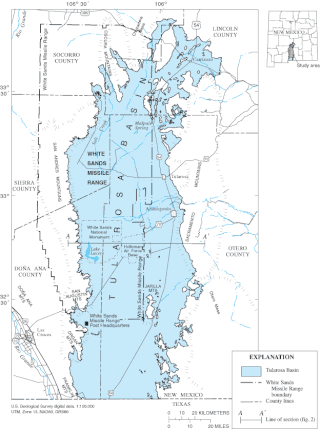 <span class="mw-page-title-main">White Sands Missile Range</span> Military testing area in New Mexico, US