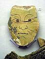 Face tile from a life size figure
